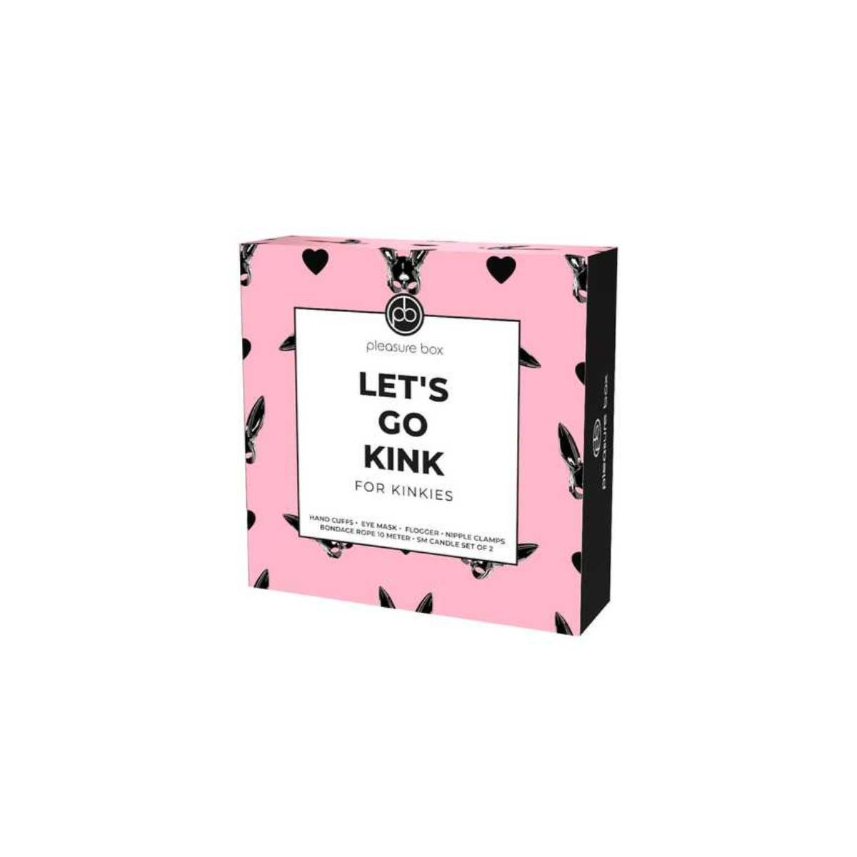 BDSM набор Dream Toys Pleasure Box Lets Go Kink, 7 шт (черный)