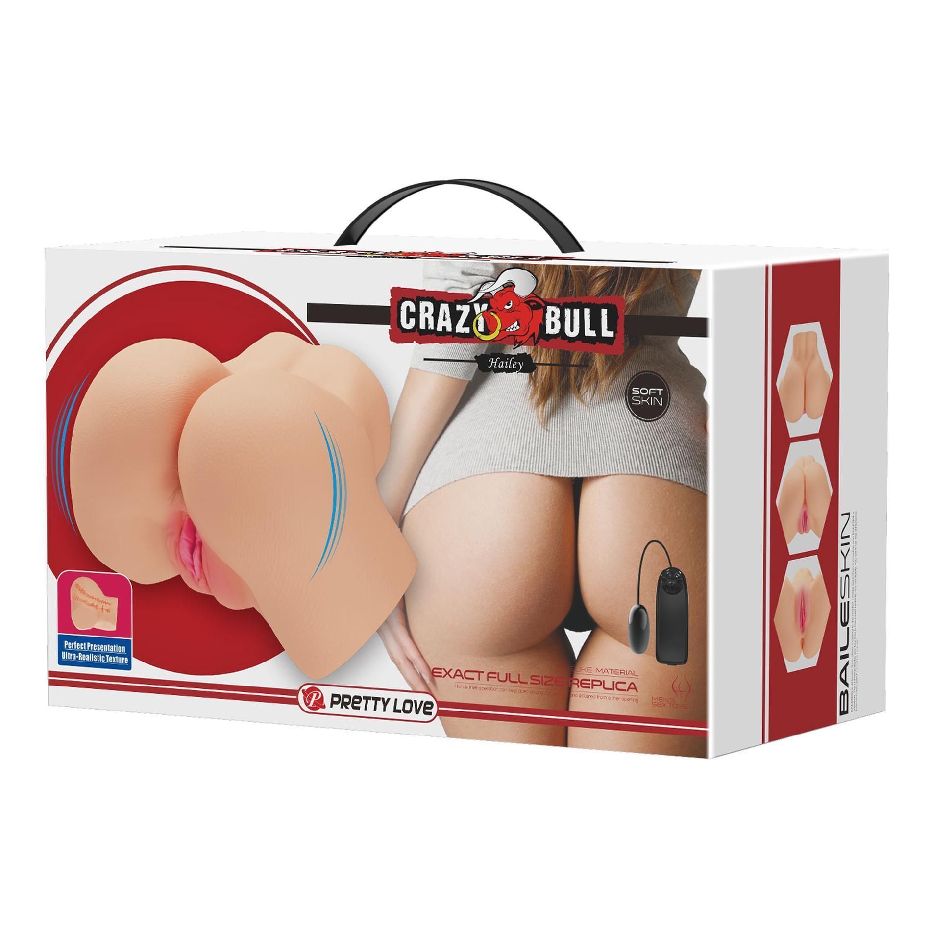 Реалистичный мастурбатор Crazy Bull Hailey (телесный)