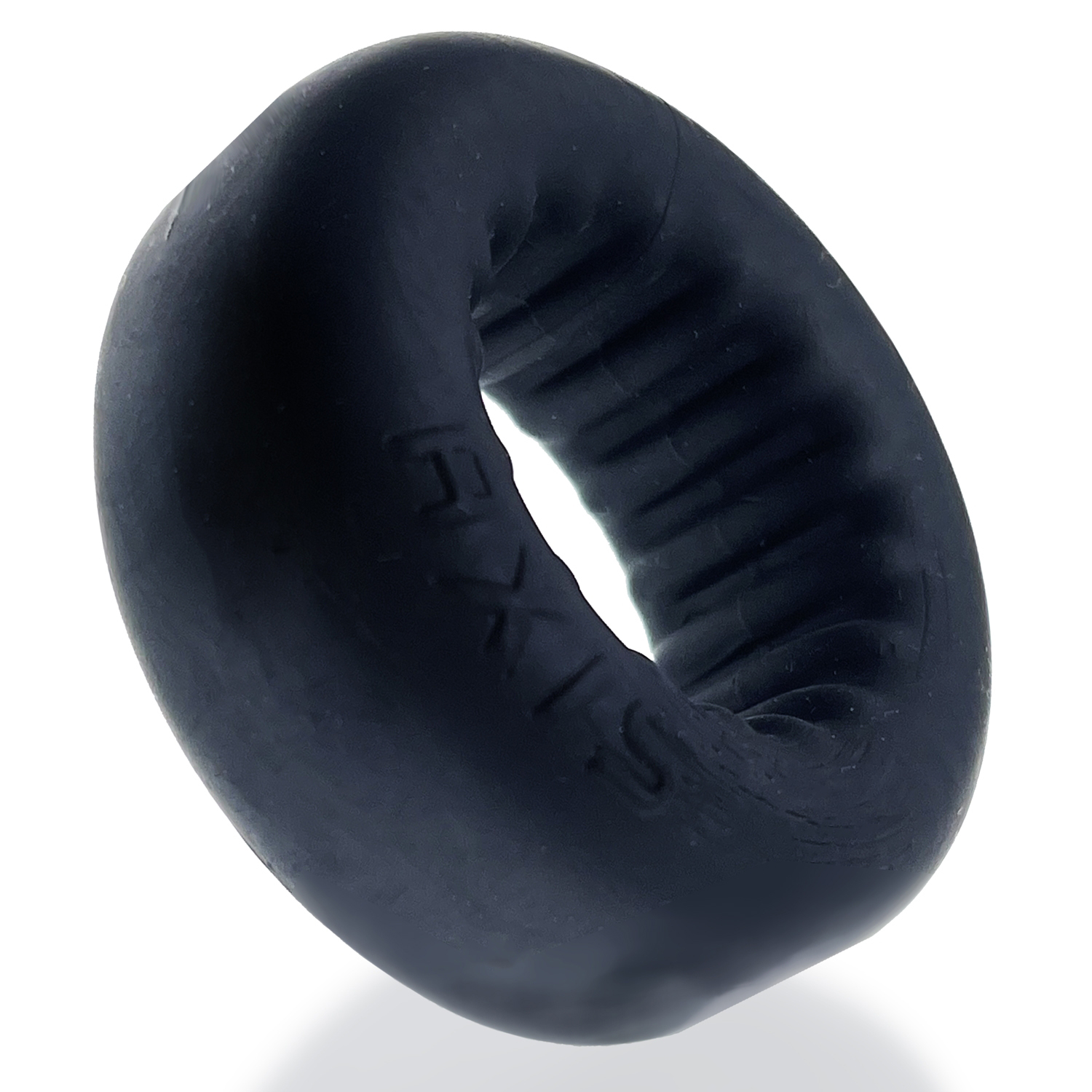 Эрекционное кольцо Oxballs Axis Rib Griphold, 5 см (черный)