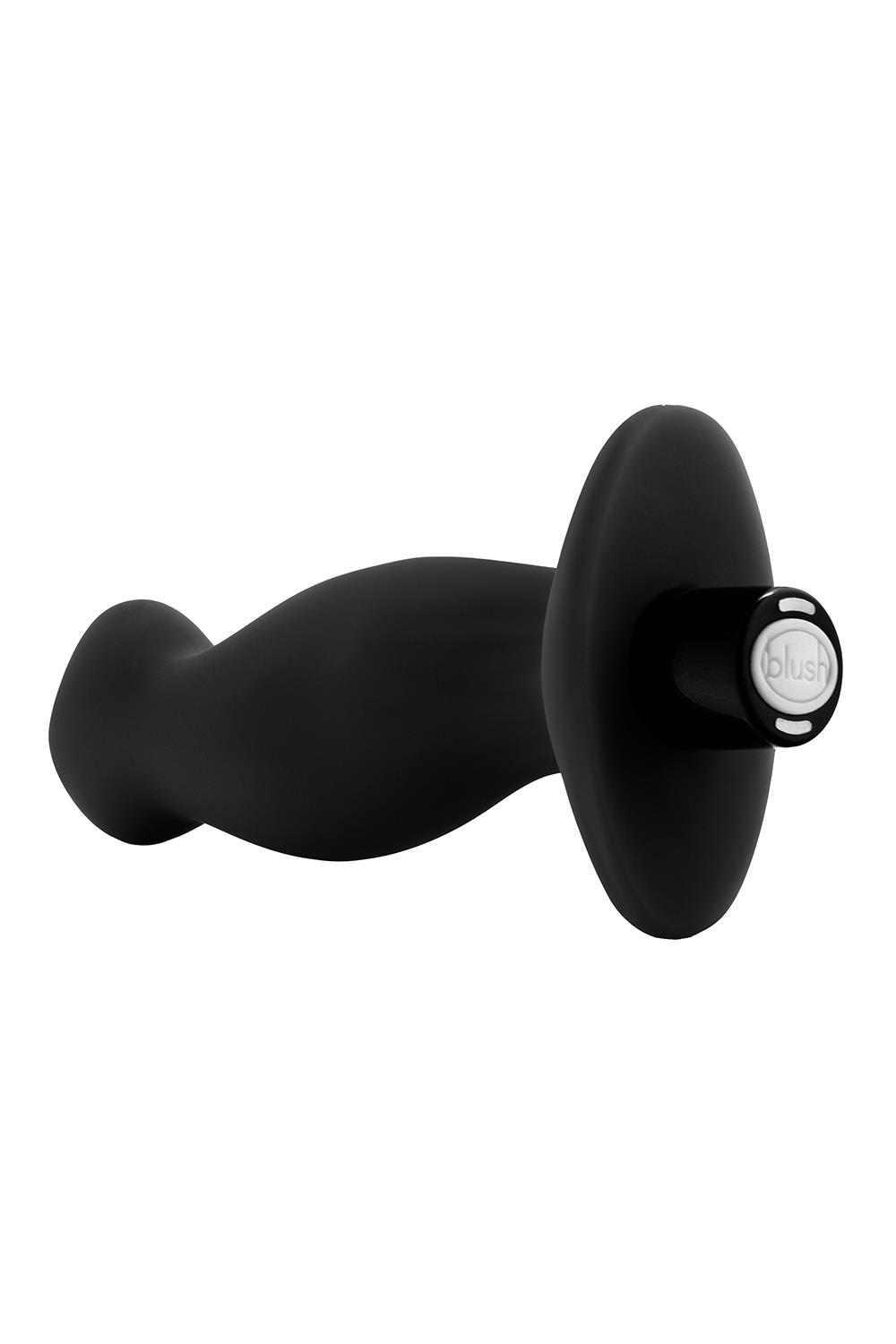 Стимулятор простаты Anal Adventures Platinum Vibrating 2, 10.7 см (черный)