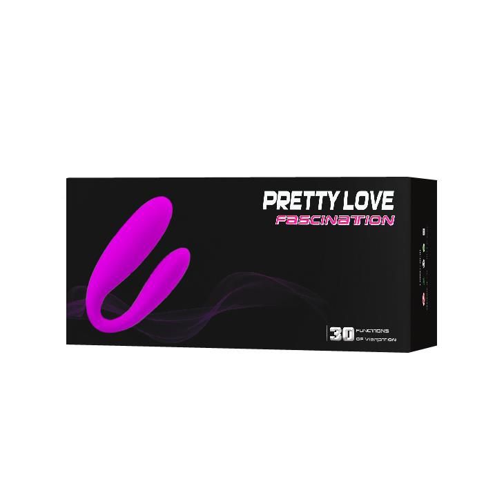 Вибратор Pretty Love Fascination, 9.5 см (фиолетовый)