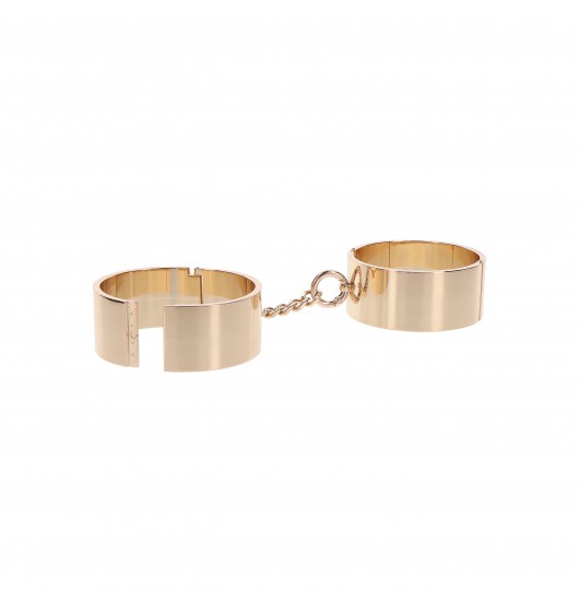 Наручники Taboom Dona Slave Wrist Cuffs, 6,2 см (золотой)