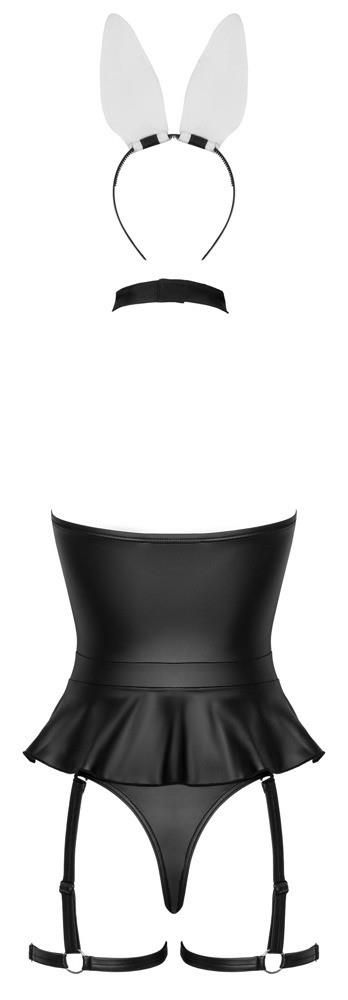Боди Cottelli Costumes Bunny, S (черный)