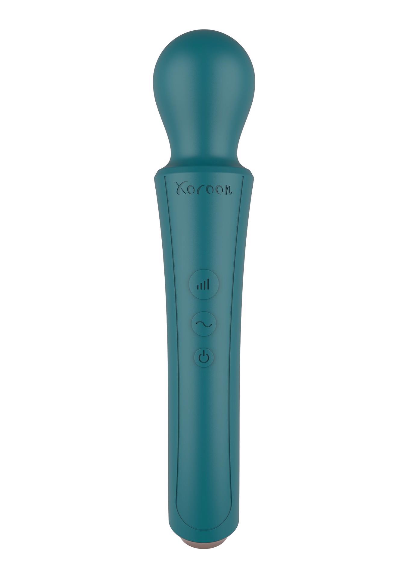 Вибромассажер Xocoon The Curved Wand, 27 см (зеленый)