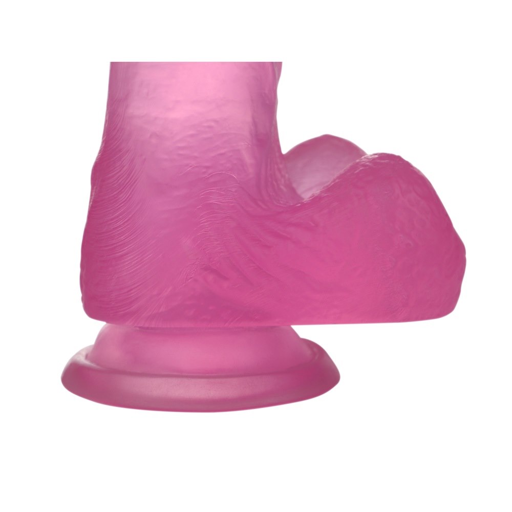Dildo Jelly Studs Medium, 17.5 cm (różowy)