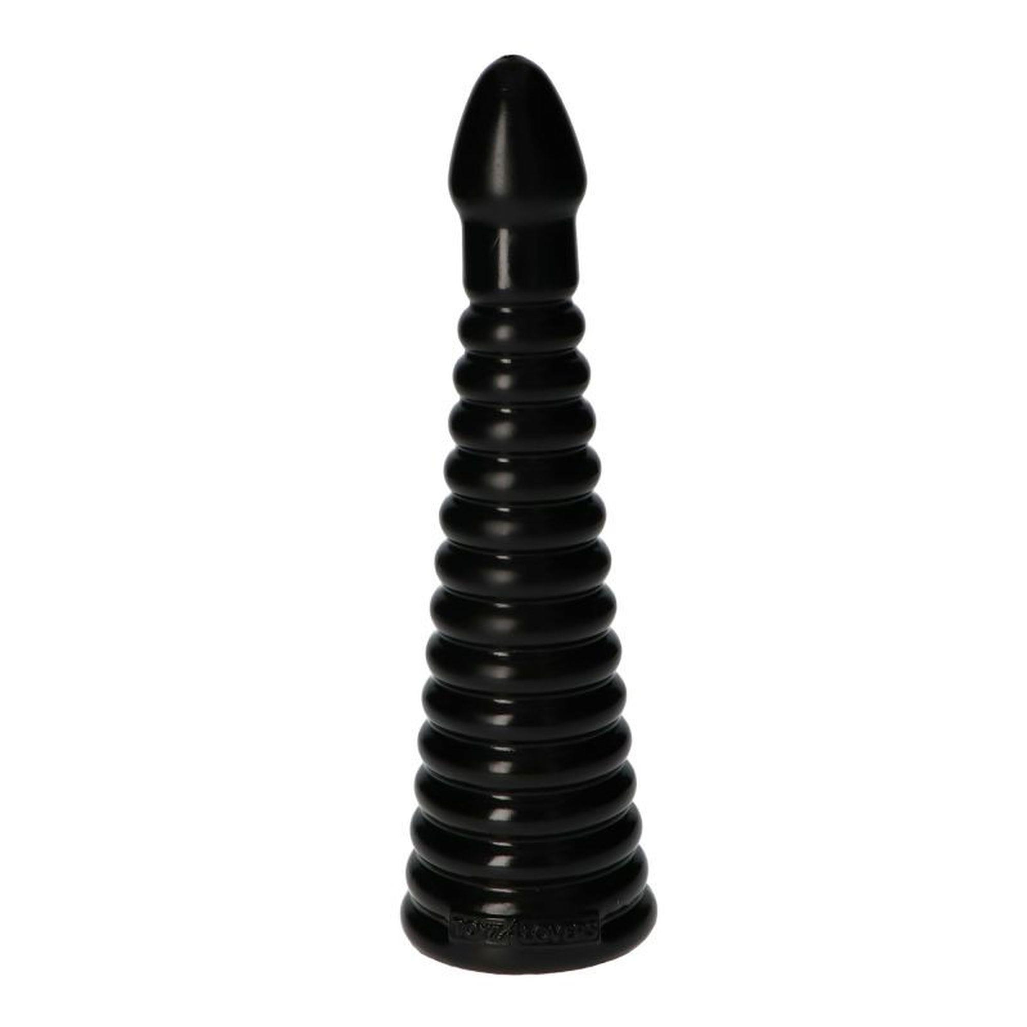 Korek analny Toyz4lovers Plug-Italian Cock 10", 26 cm (czarny)