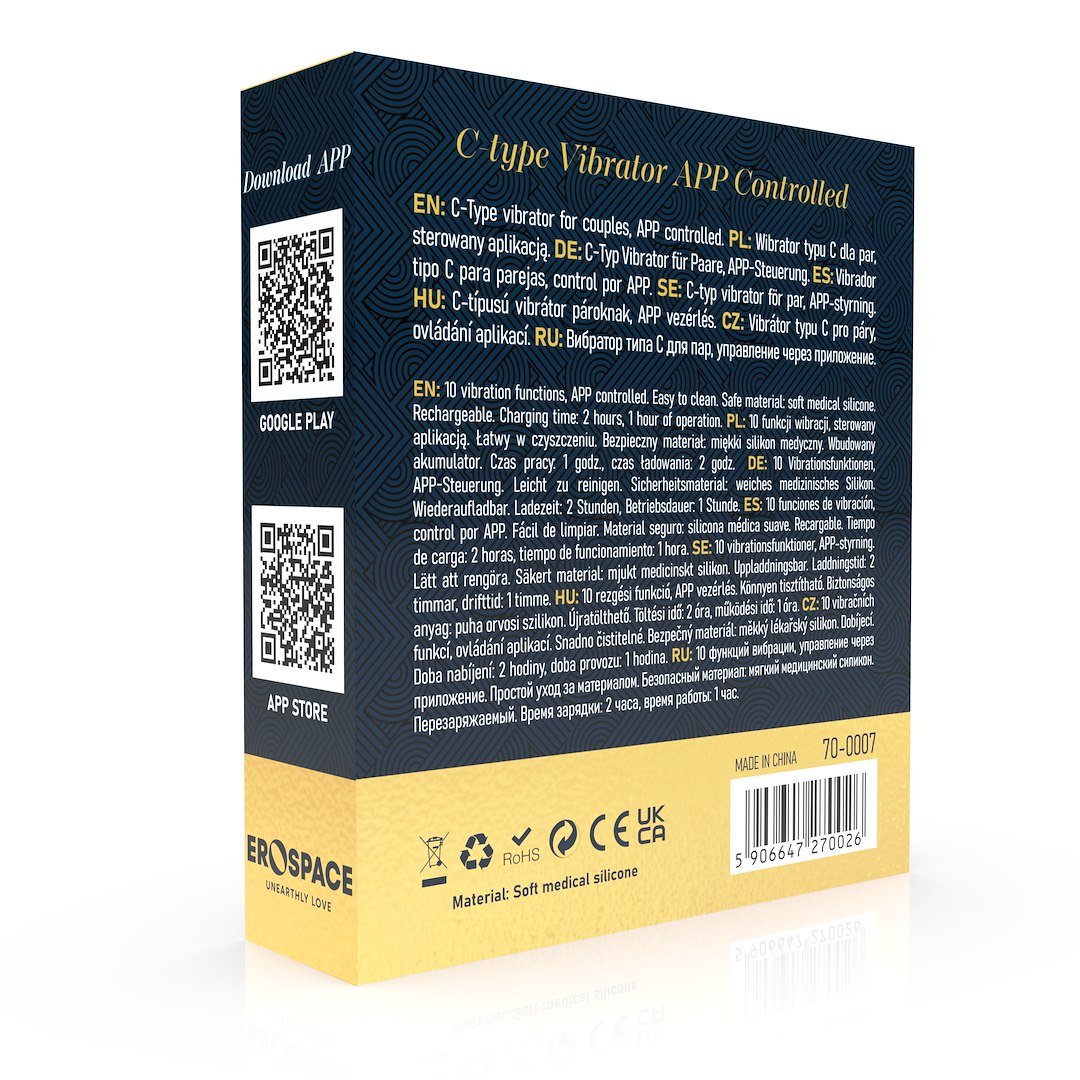 Wibrator dla par Erospace Sweet Play A7, 9,8 cm (różowy)