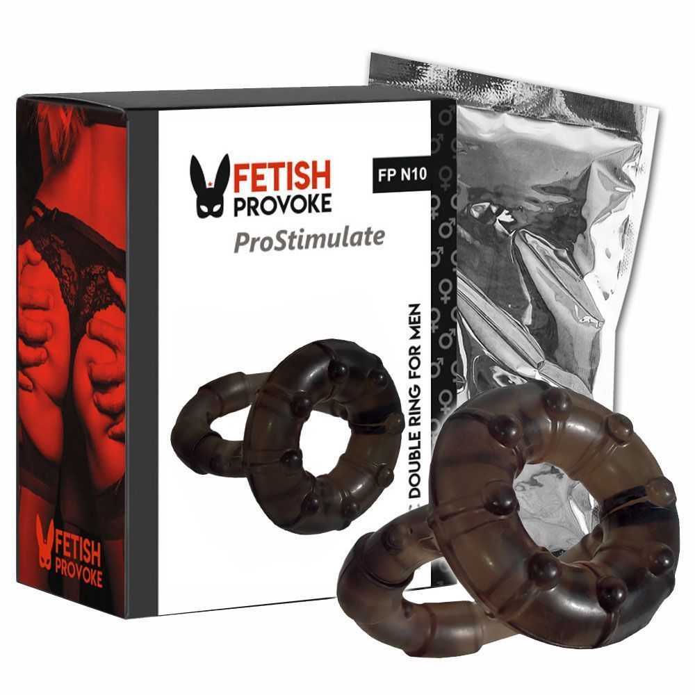 Fetish Provoke ProStimulate N10 - Pierścień erekcyjny, Szary, 4 cm, One size