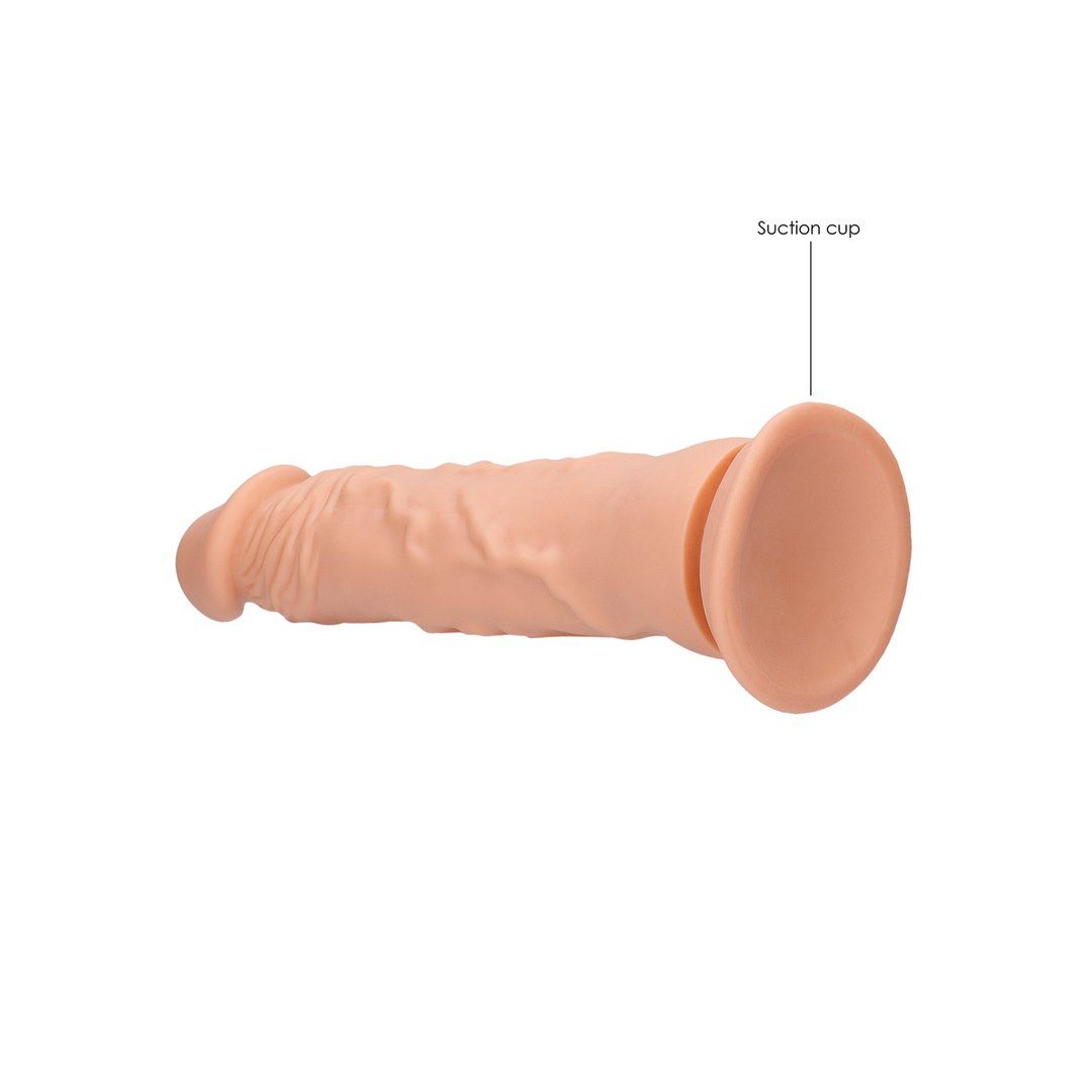 Фаллоимитатор RealRock Testicles, 24 см (телесный)