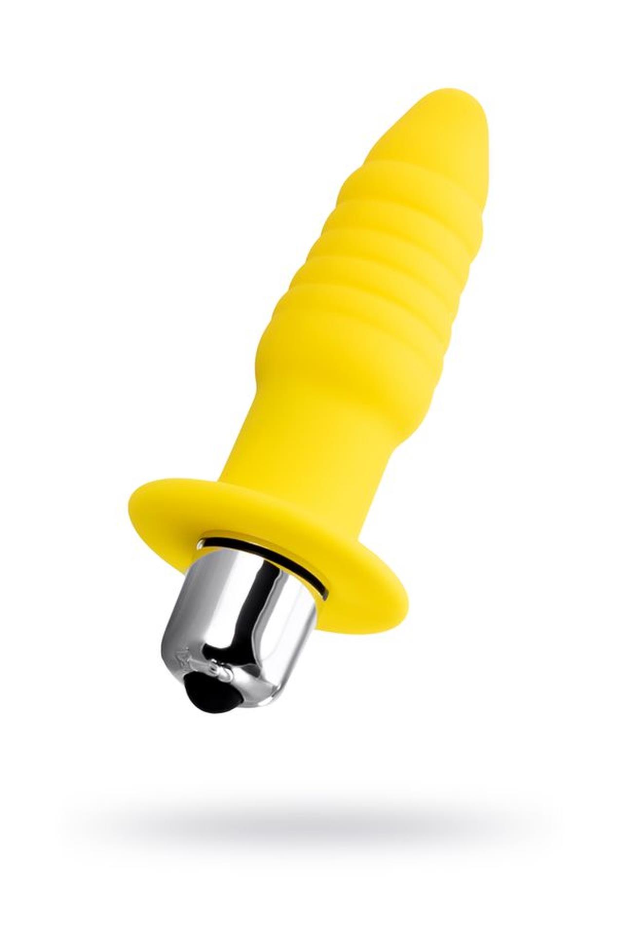 Korek analny ToDo Anal Vibro Plug Lancy, 11 cm (żółty)
