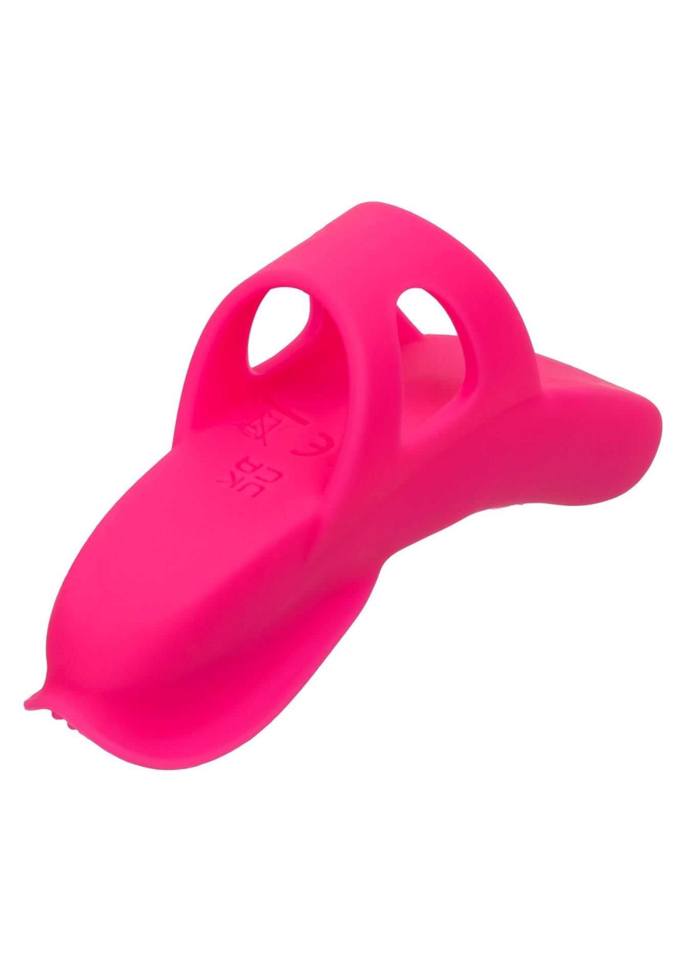 Вибратор на палец Neon Vibes The Pleasure Vibe, 9 см (розовый)