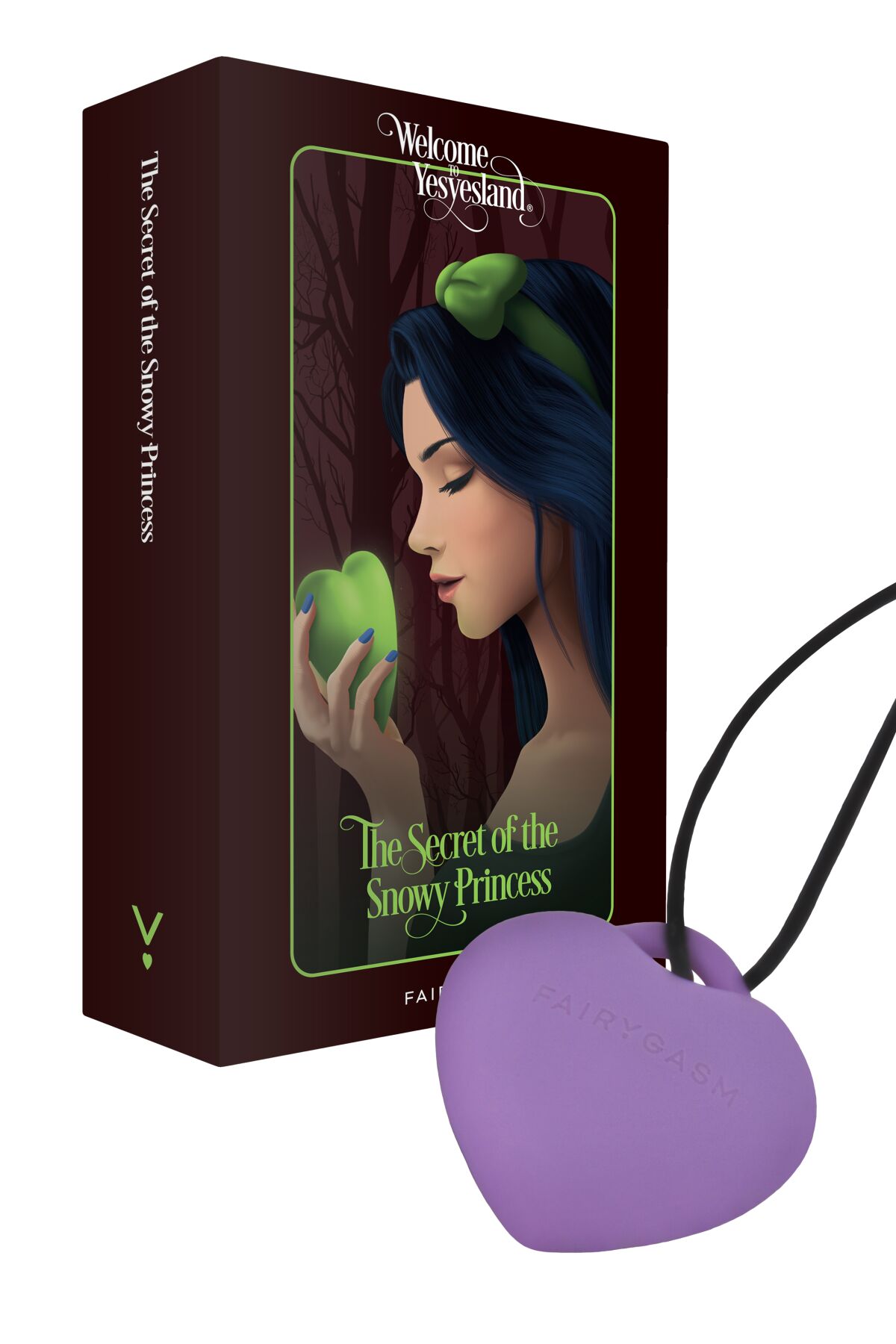 Вибратор для клитора FairyGasm PleasureStone, 5,5 см (фиолетовый)