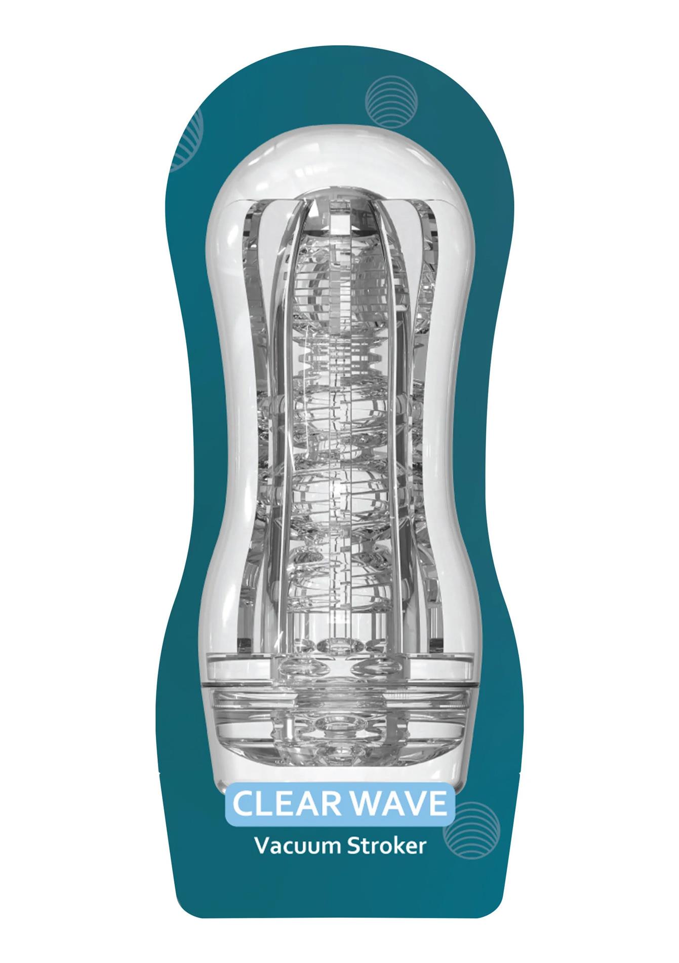 Мастурбатор ToyJoy Clear Wave (прозрачный)