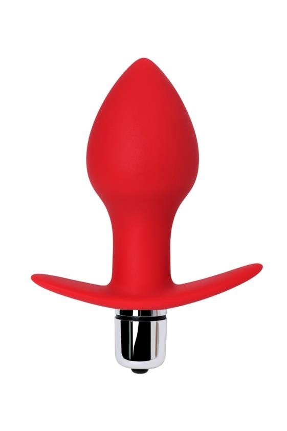 Korek analny ToDo Anal Vibro Plug Glam, 9.7 cm (czerwony)