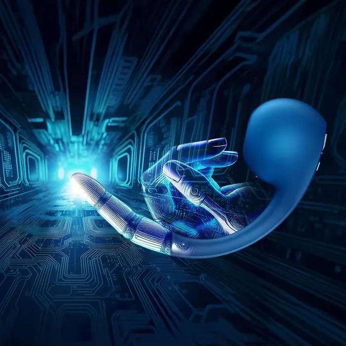 Wibrator Satisfyer Pro+ Wave 4, 33 cm (niebieski)