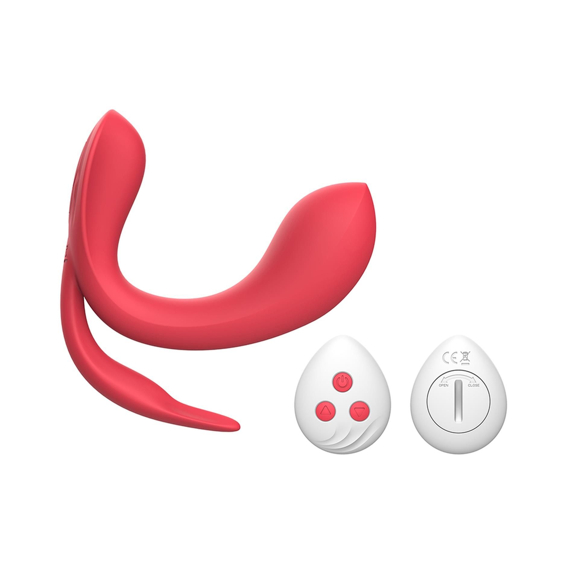 Wibrator Kissen Acein, 10,8 cm (czerwony)