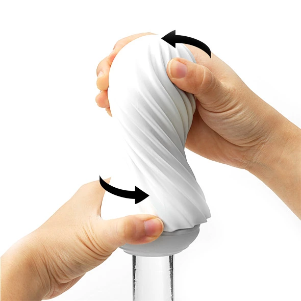 Мастурбатор Tenga Flex Silky White (белый)