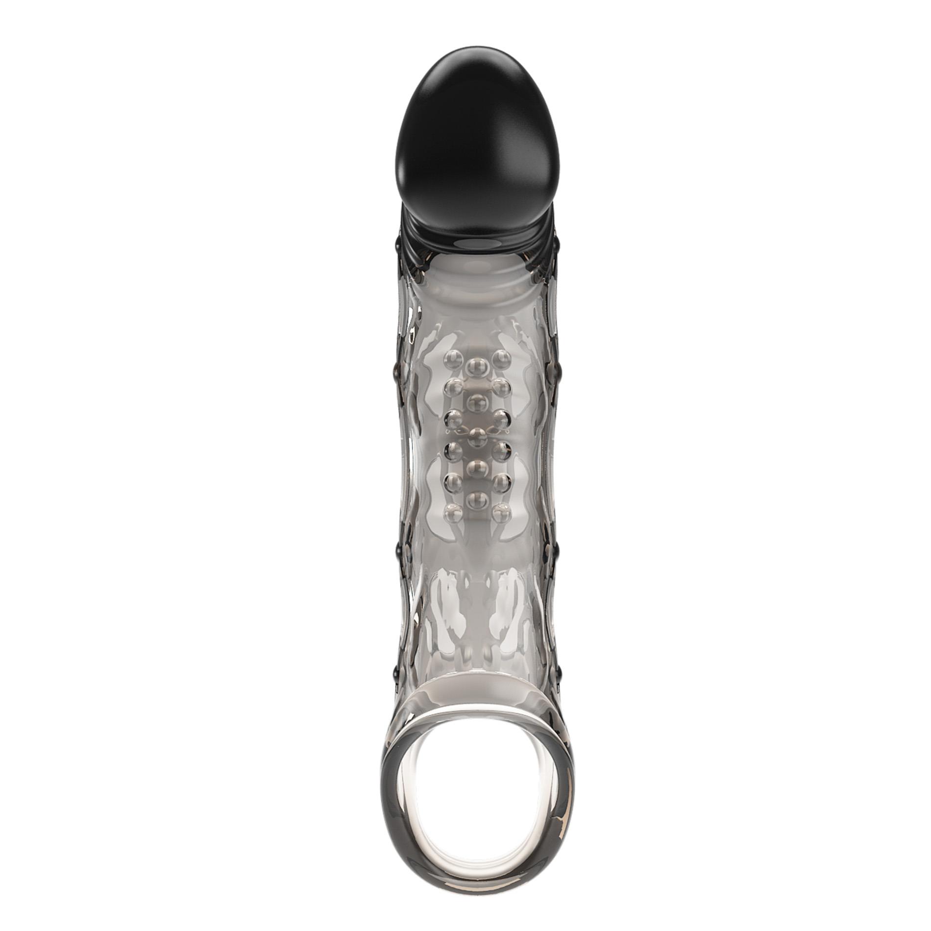Насадка на пенис Pretty Love Penis Sleeve Wayde, 21.3 см (черный)