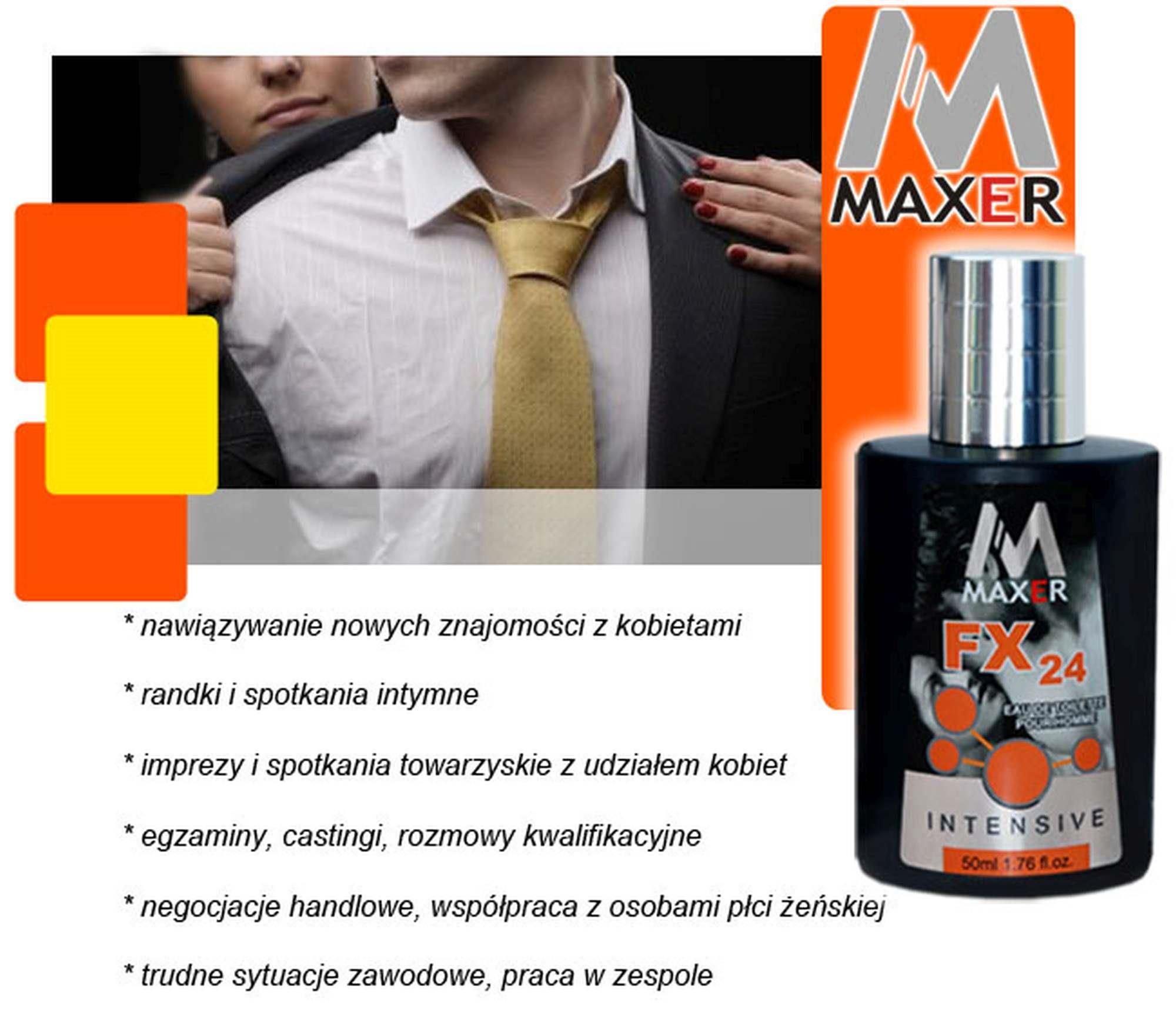 Aurora FX24 for men - Perfumy męskie z feromonami, Grejpfrut, 50 ml