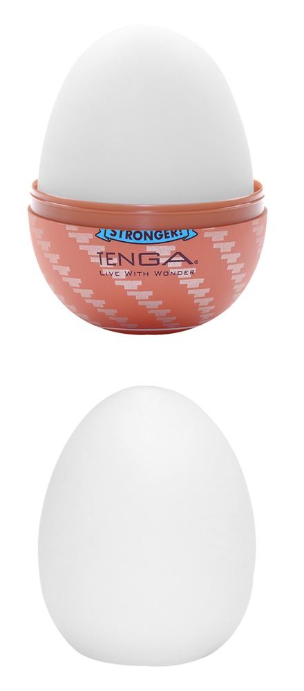 Мастурбатор яйцо Tenga Egg Hard Boiled Spiral (белый)