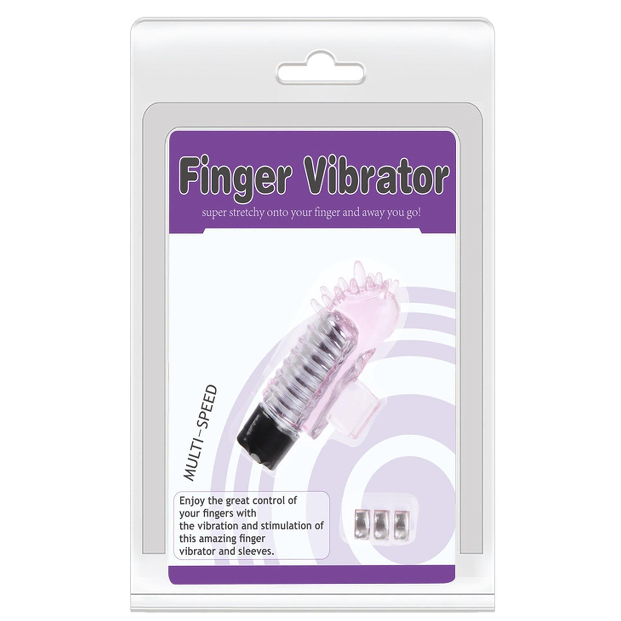 Mini wibrator na palec LyBaile Finger, 7,6 cm (różowy)