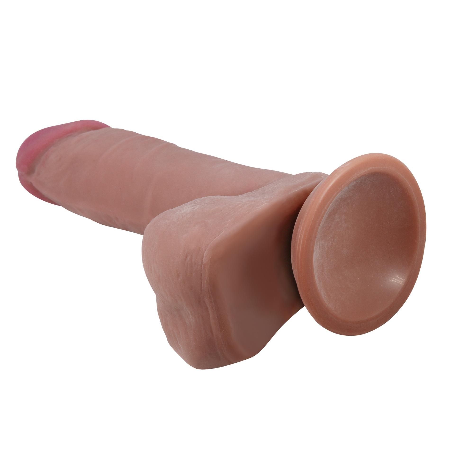 Фаллоимитатор Baile Sliding Skin 8.1'', 20.5 см (коричневый)