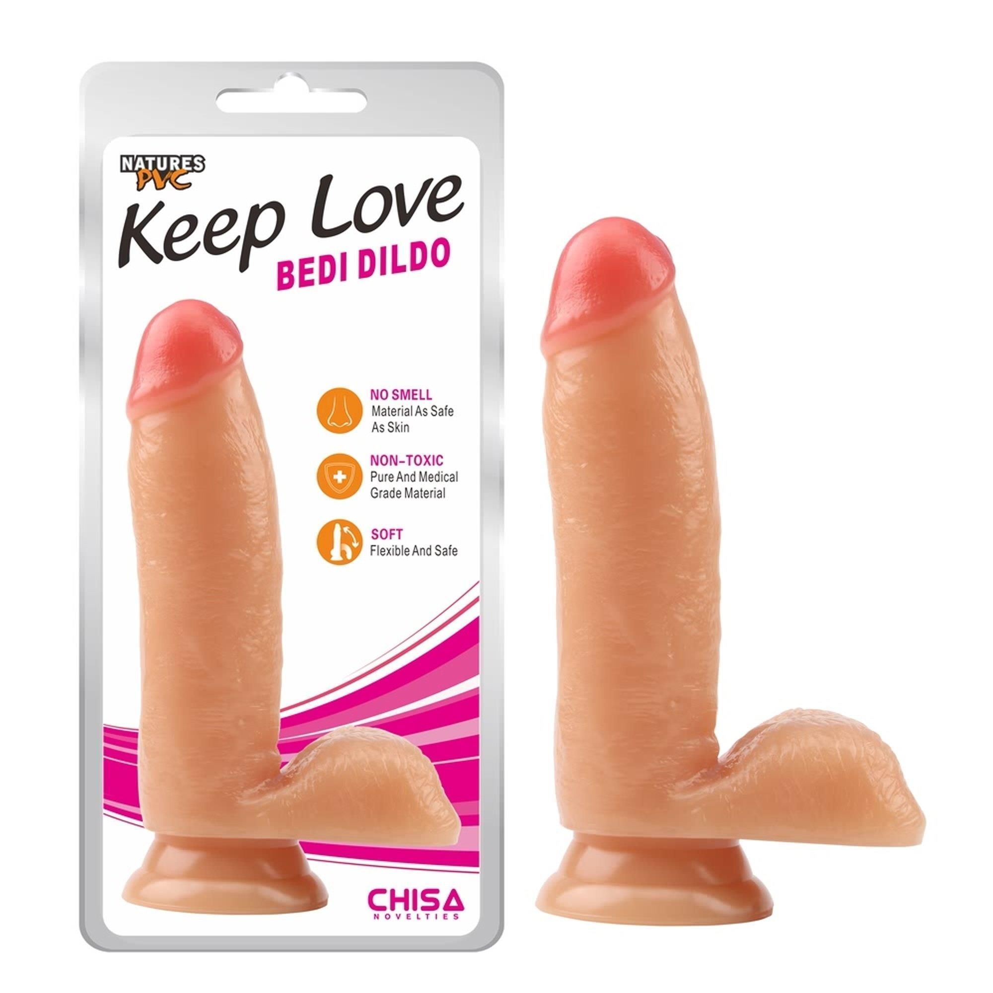 Фалоімітатор Keep Love Bedi Dildo, 17 см (тілесний)