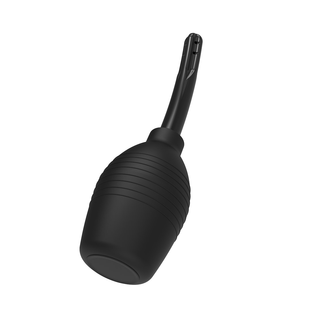 Анальный душ Erospace Wild Play C4, 310 мл (черный)