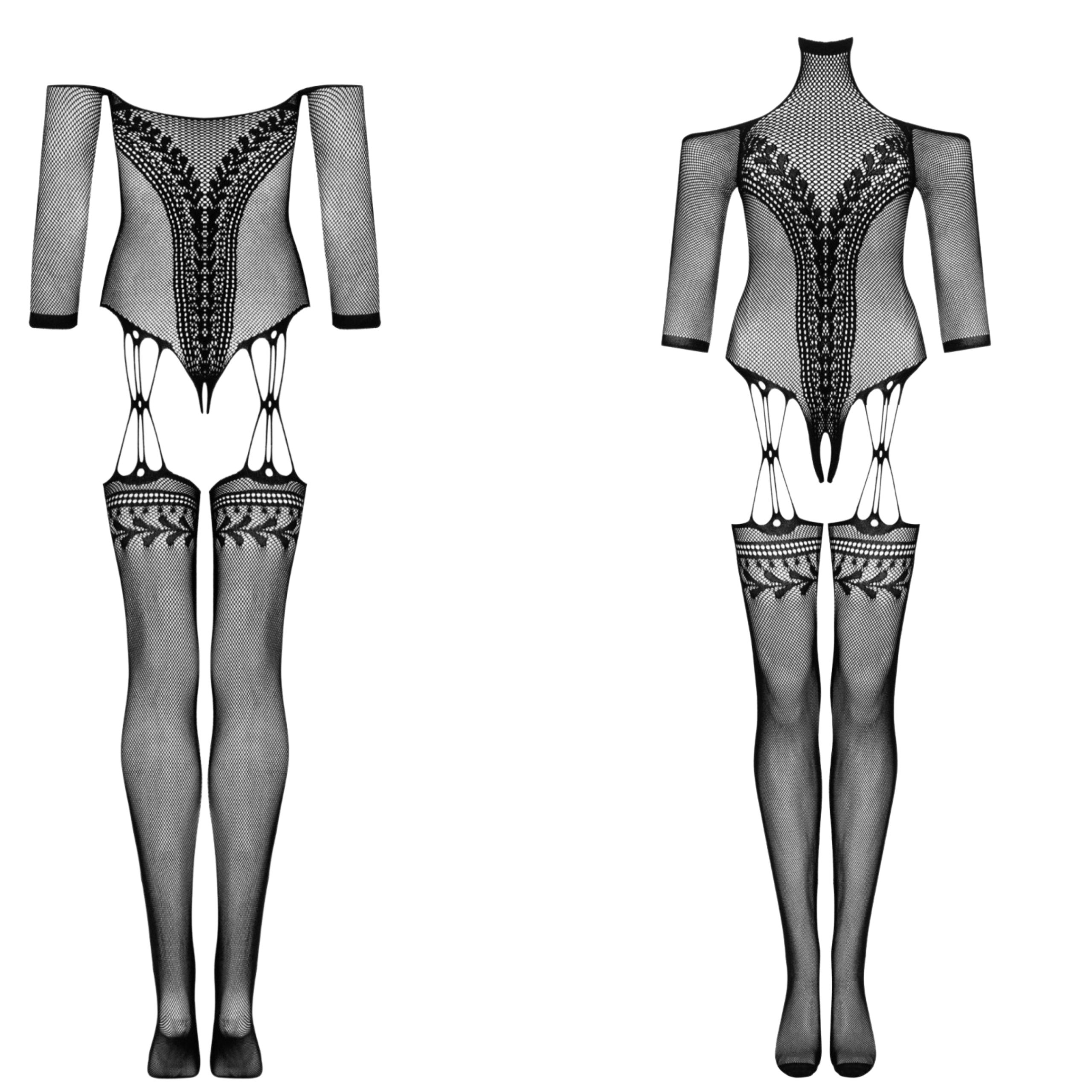 Сексуальный бодистокинг Obsessive G333, S/M/L (черный)