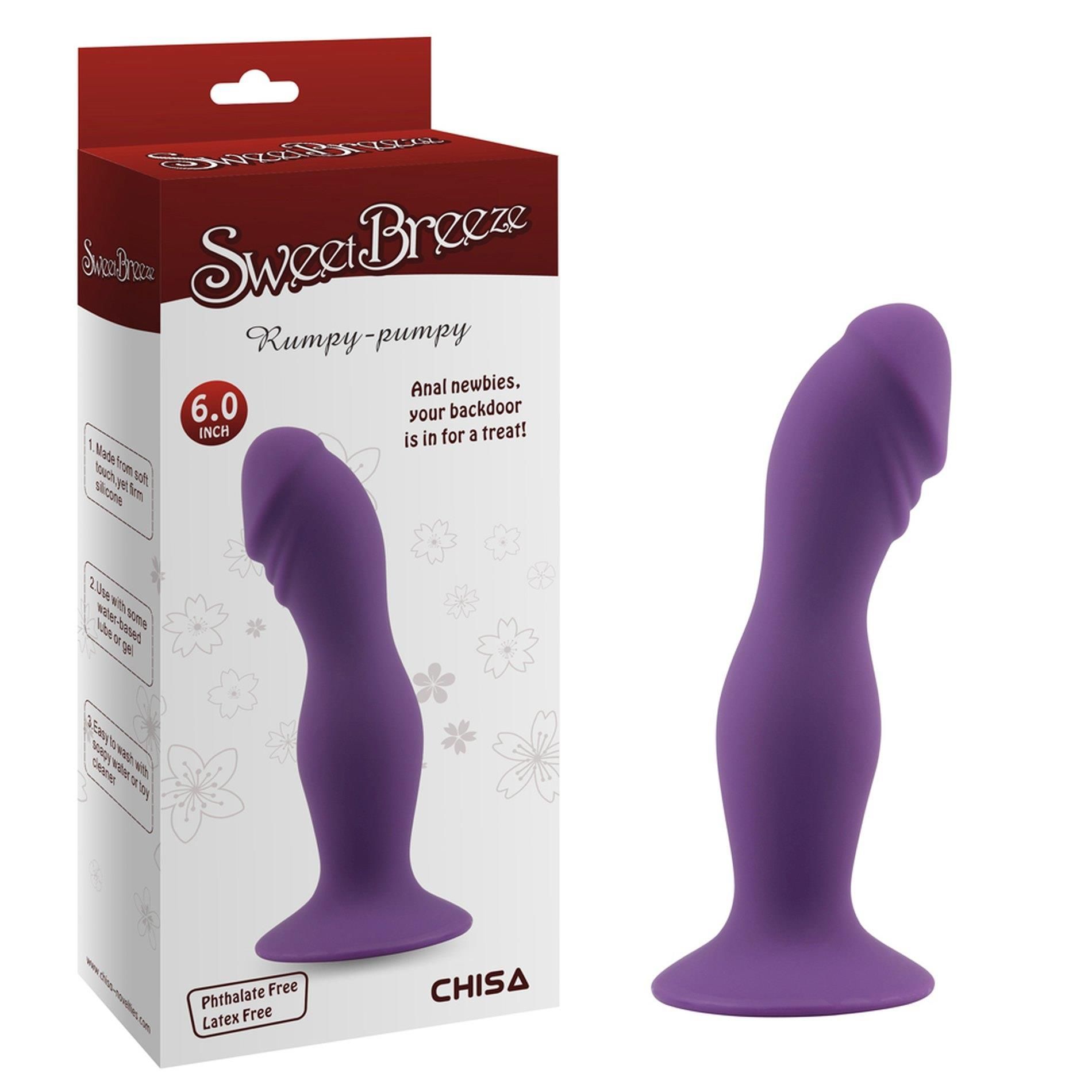 Фаллоимитатор анальный Sweet Breeze Rumpy-Pumpy, 15,2 см (фиолетовый)