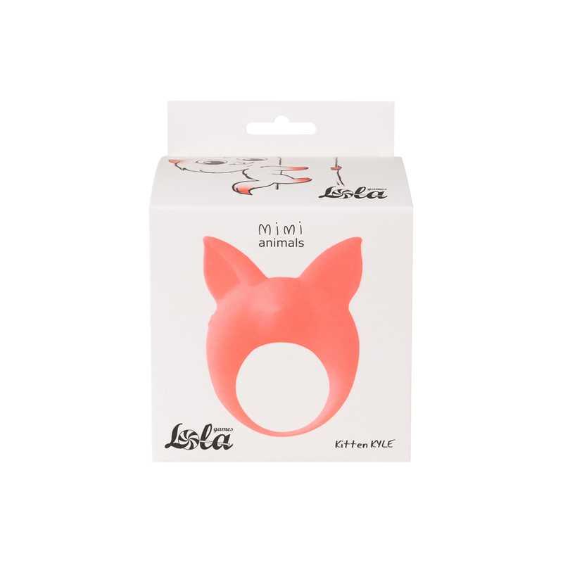 Виброкольцо Lola Games MiMi Animals Kitten Kyle, 7.8 см (оранжевый)