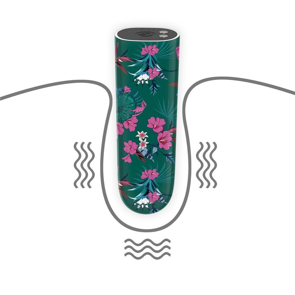 Вібратор для клітора LoveToy Antheia Massager, 8.5 см (зелений)