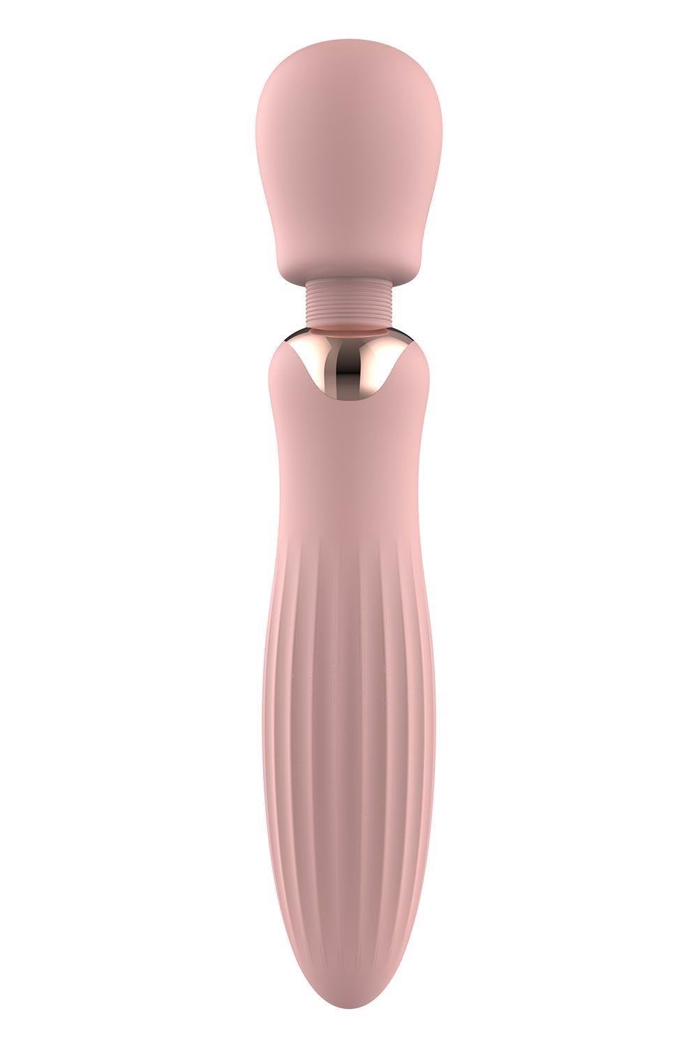 Вибратор Glam Large Wand, 24 см (светло-розовый)