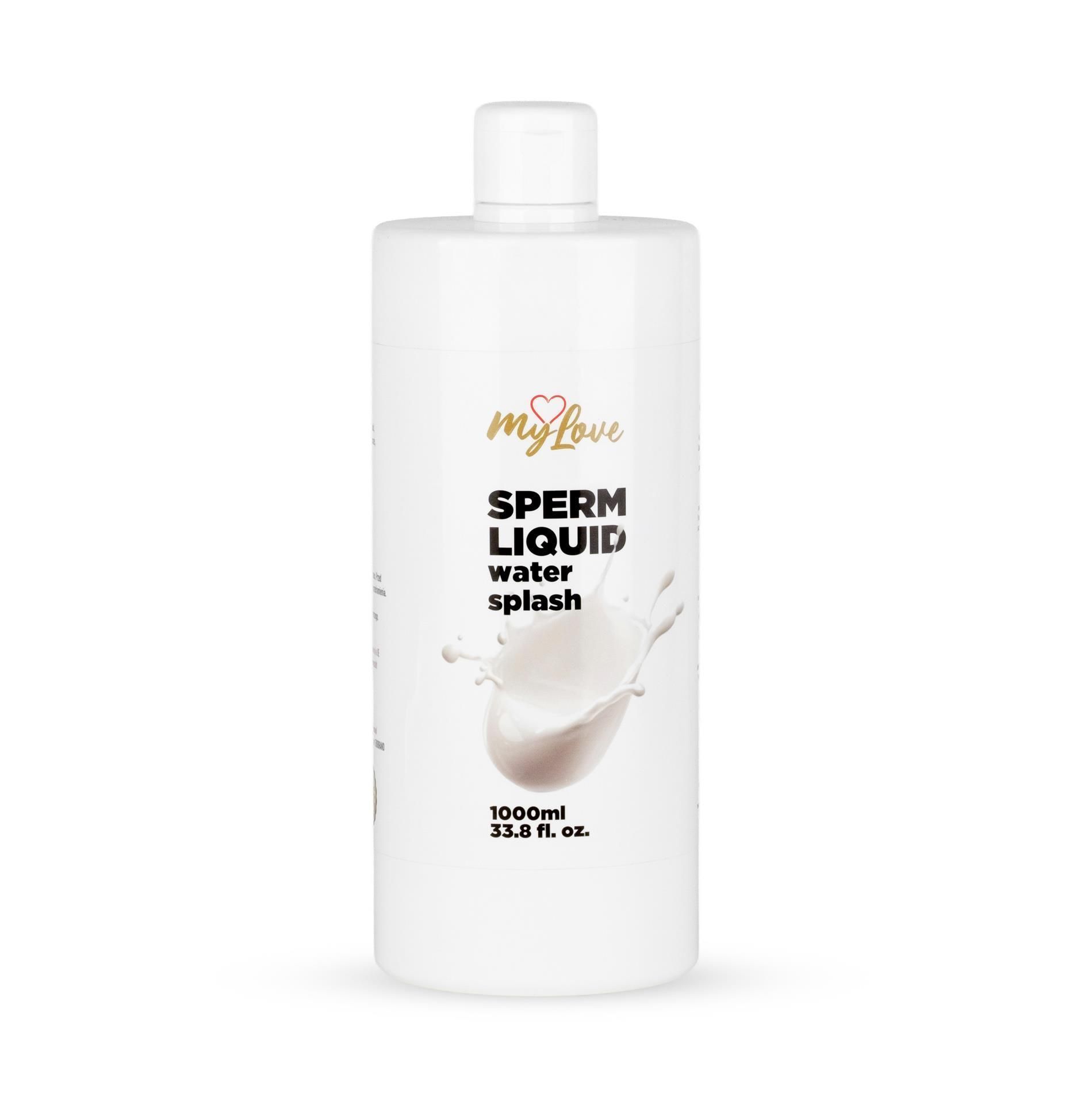 Lubrykant na bazie wody MyLove Sperm Liquid Water Splash, 1000 ml