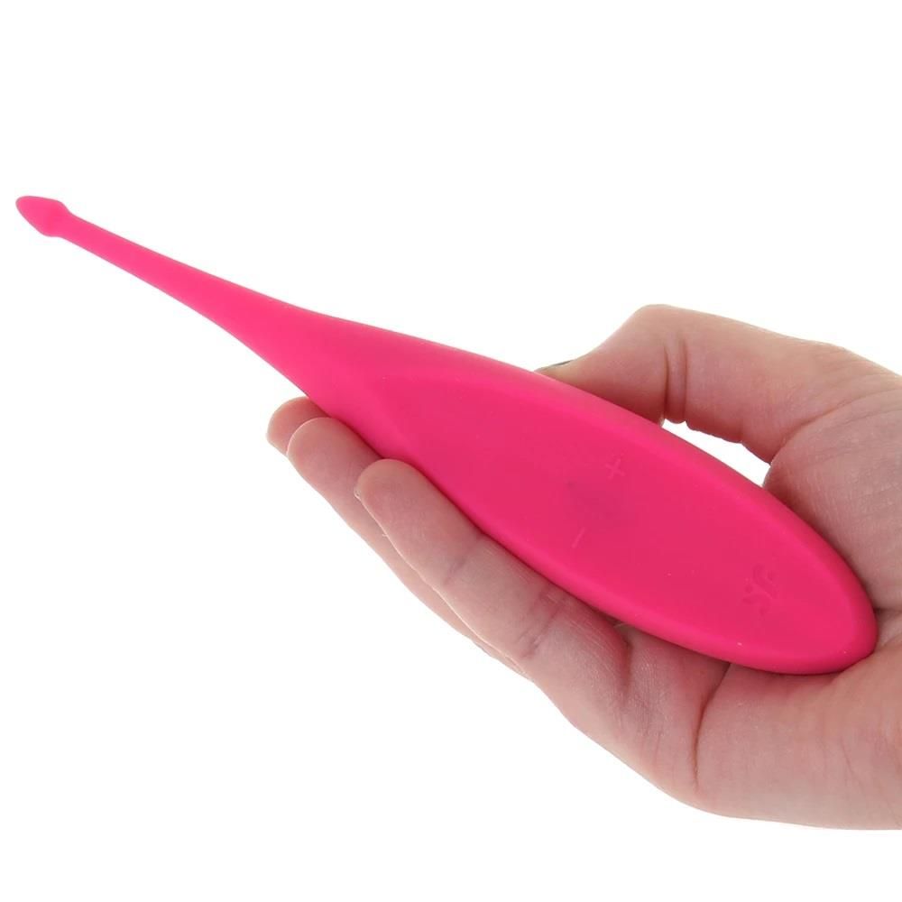 Вібратор для клітора Satisfyer Twirling Fun, 17,5 см (рожевий)