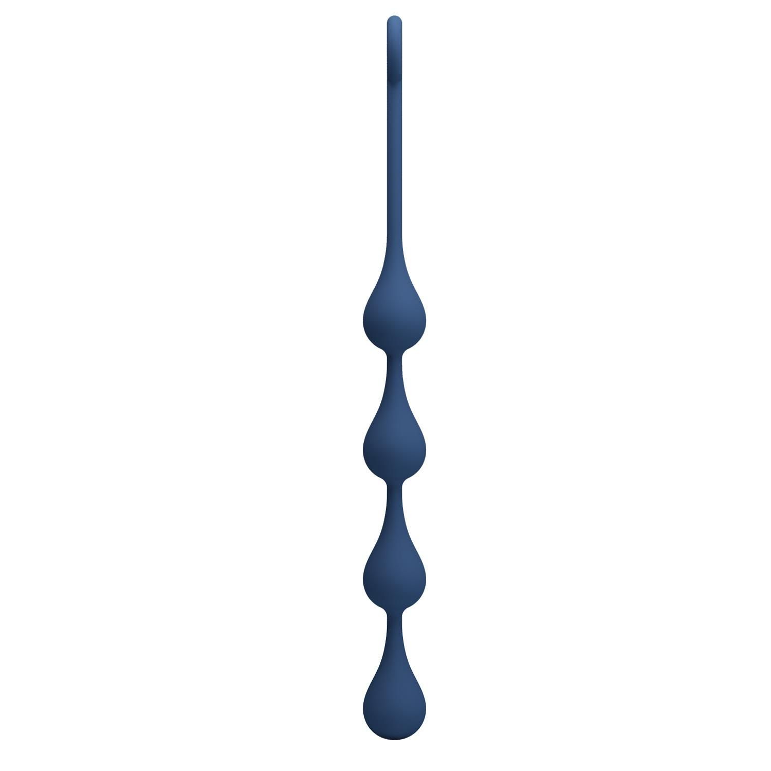 Łańcuszek analny Mr. Play Waterdrop Anal Balls M, 33.5 cm (niebieski)