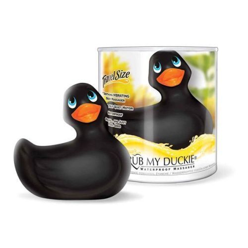 Вибратор для клитора Big Tease Toys I Rub My Duckie Classic, 7,6 см (черный)