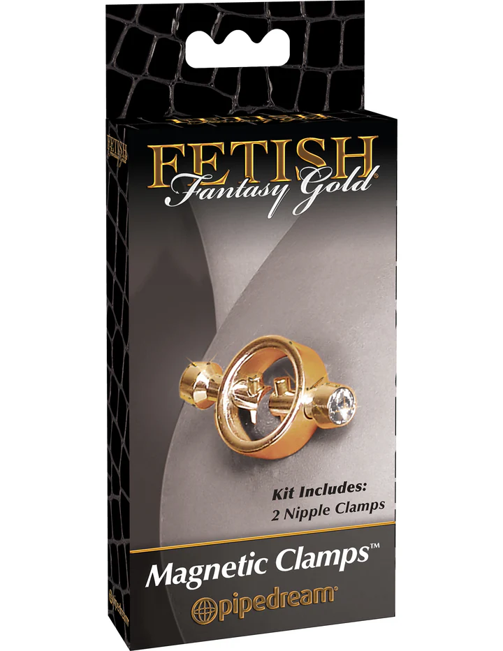 Зажимы для сосков Gold Magnetic Clamps, 2.5 см (золотой)
