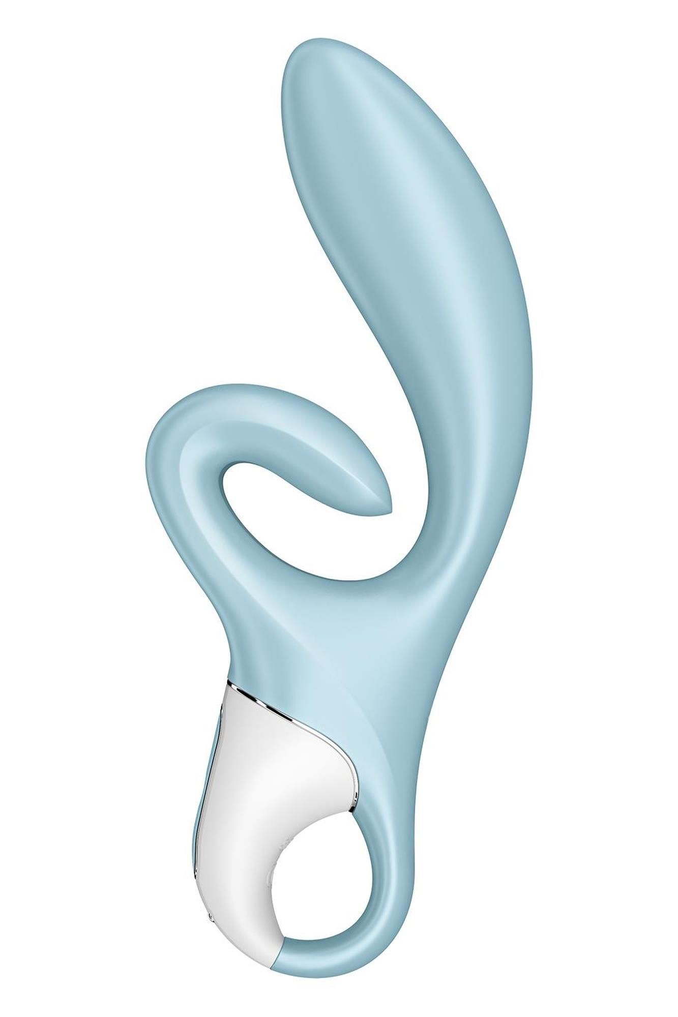 Вібратор-кролик Satisfyer Touch Me, 20 см (блакитний)