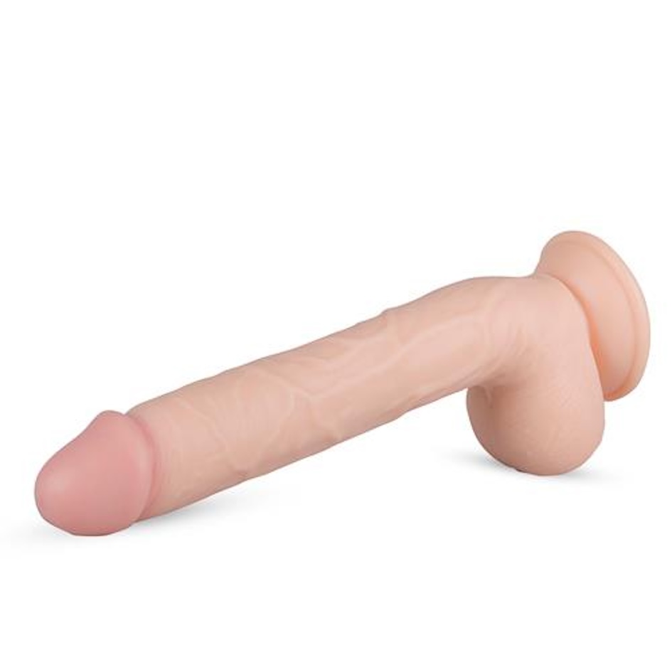 Фаллоимитатор EasyToys Elvin Realistic, 27.5 см (телесный)