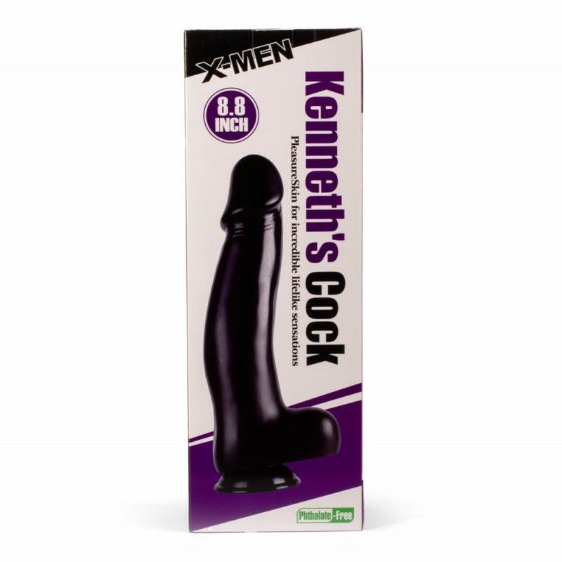 X-Men Kenneth's Cock - Dildo, Czarny, 38 cm