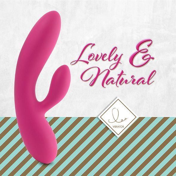 Вибратор-кролик FeelzToys Lea, 20,2 см (розовый)