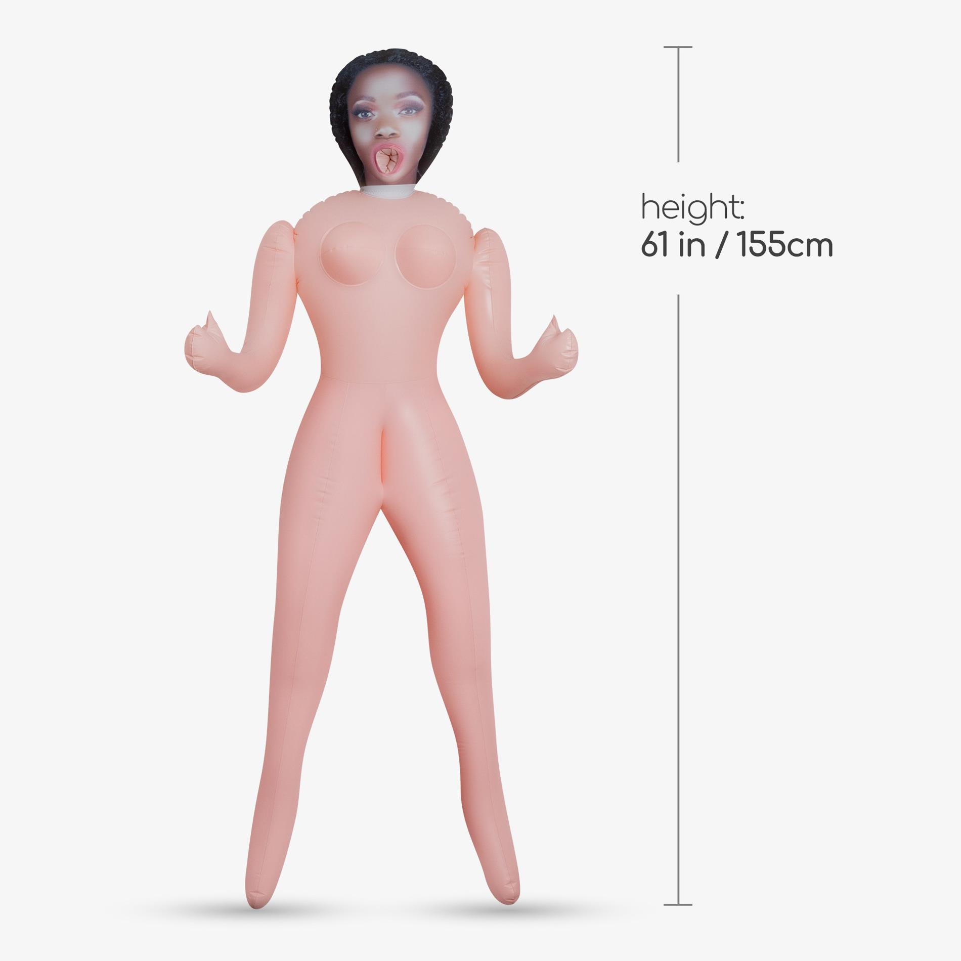 Seks lalka Crushious Carmen, 155 cm (w kolorze cielistym)