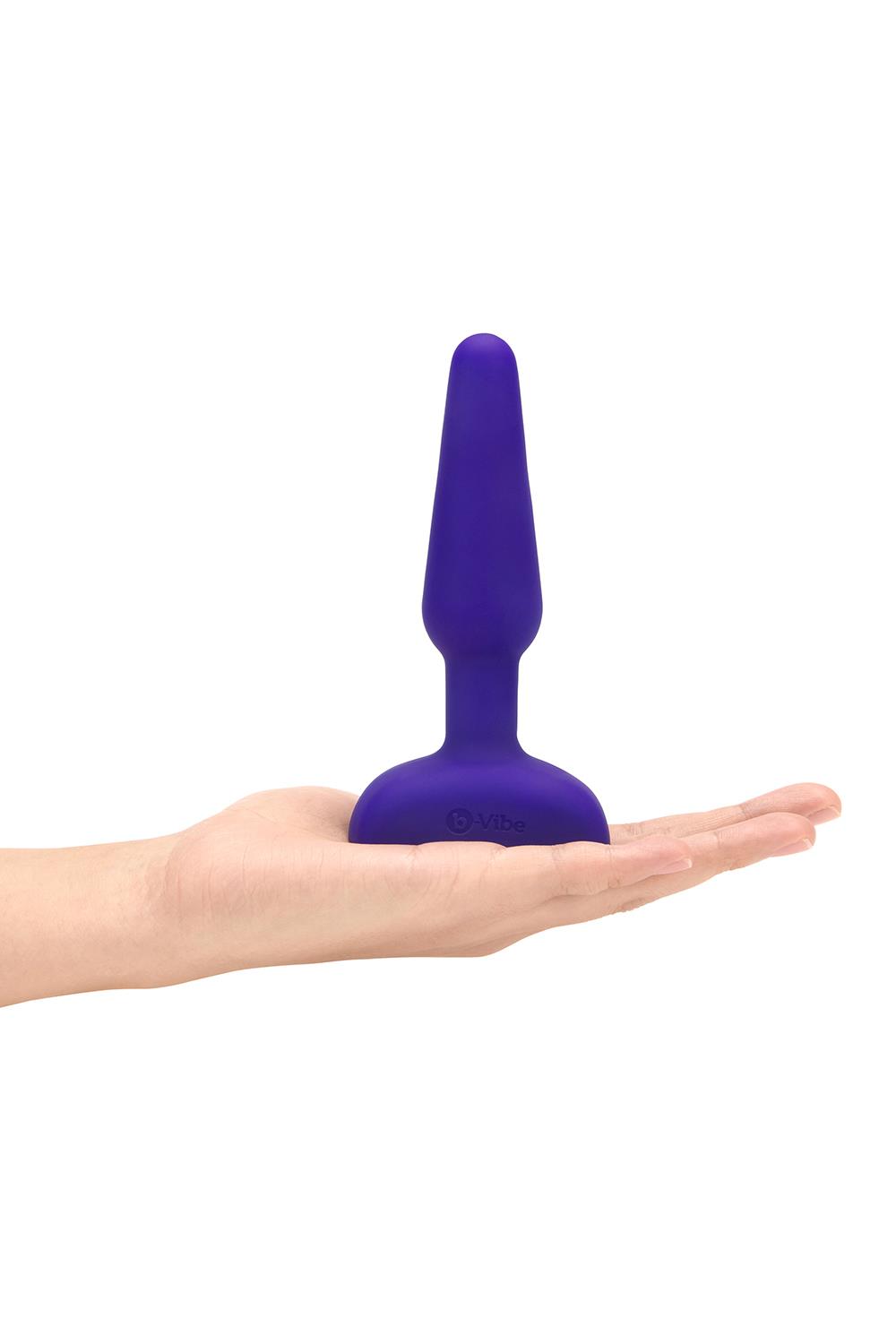 Korek analny B-Vibe Trio Plug, 13.5 cm (fioletowy)