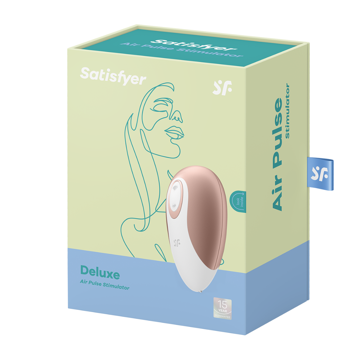 Вакуумный стимулятор клитора Satisfyer Deluxe (золотой)