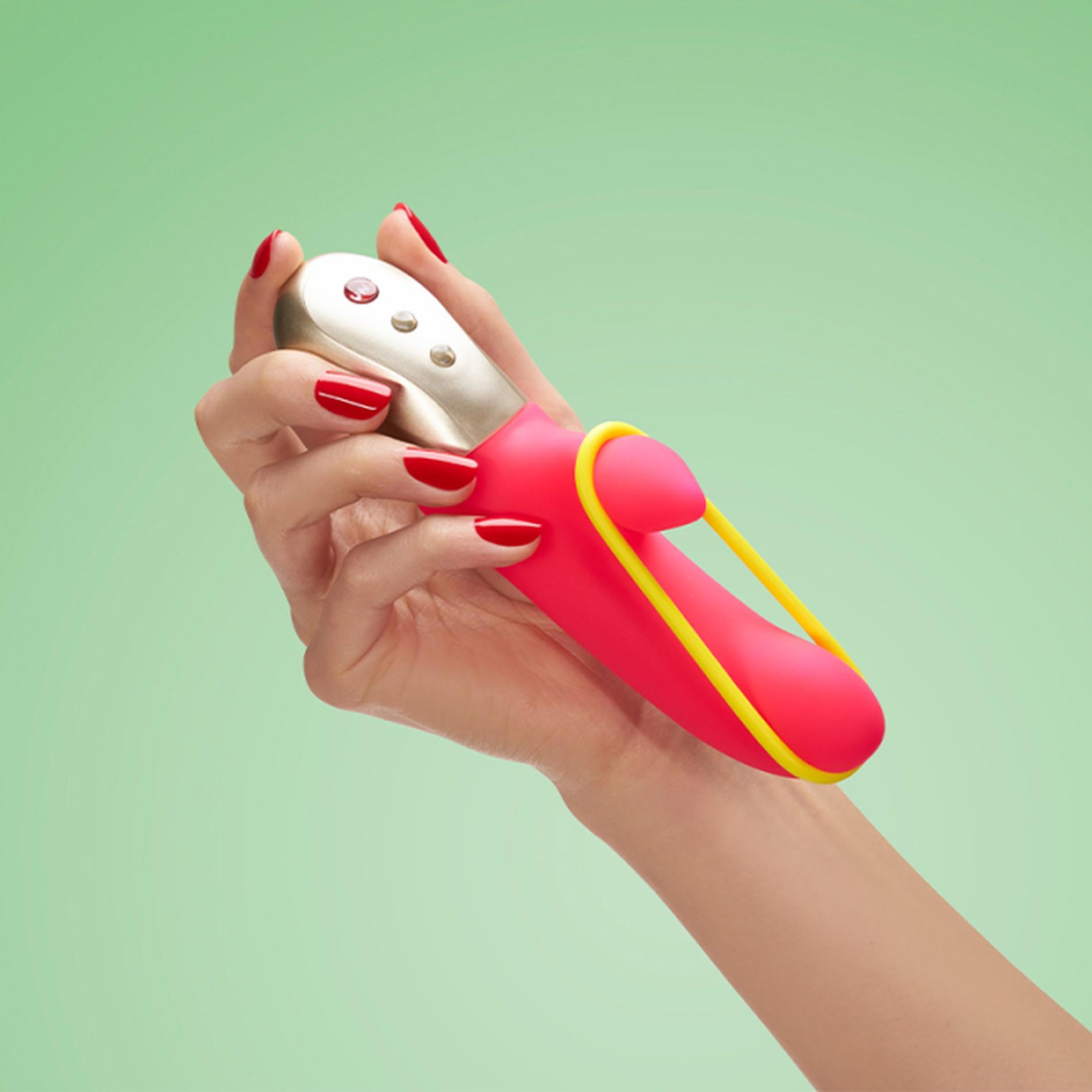 Wibrator królik  Fun Factory Amorino Deluxe, 17,7 cm (różowy)