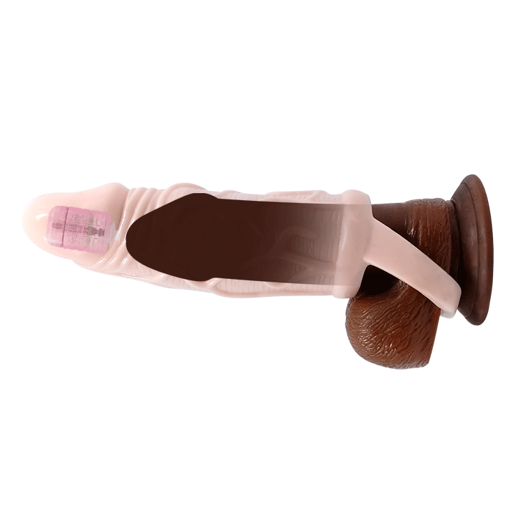 Насадка на пенис Baile Men Extension, 17.5 см (телесный)