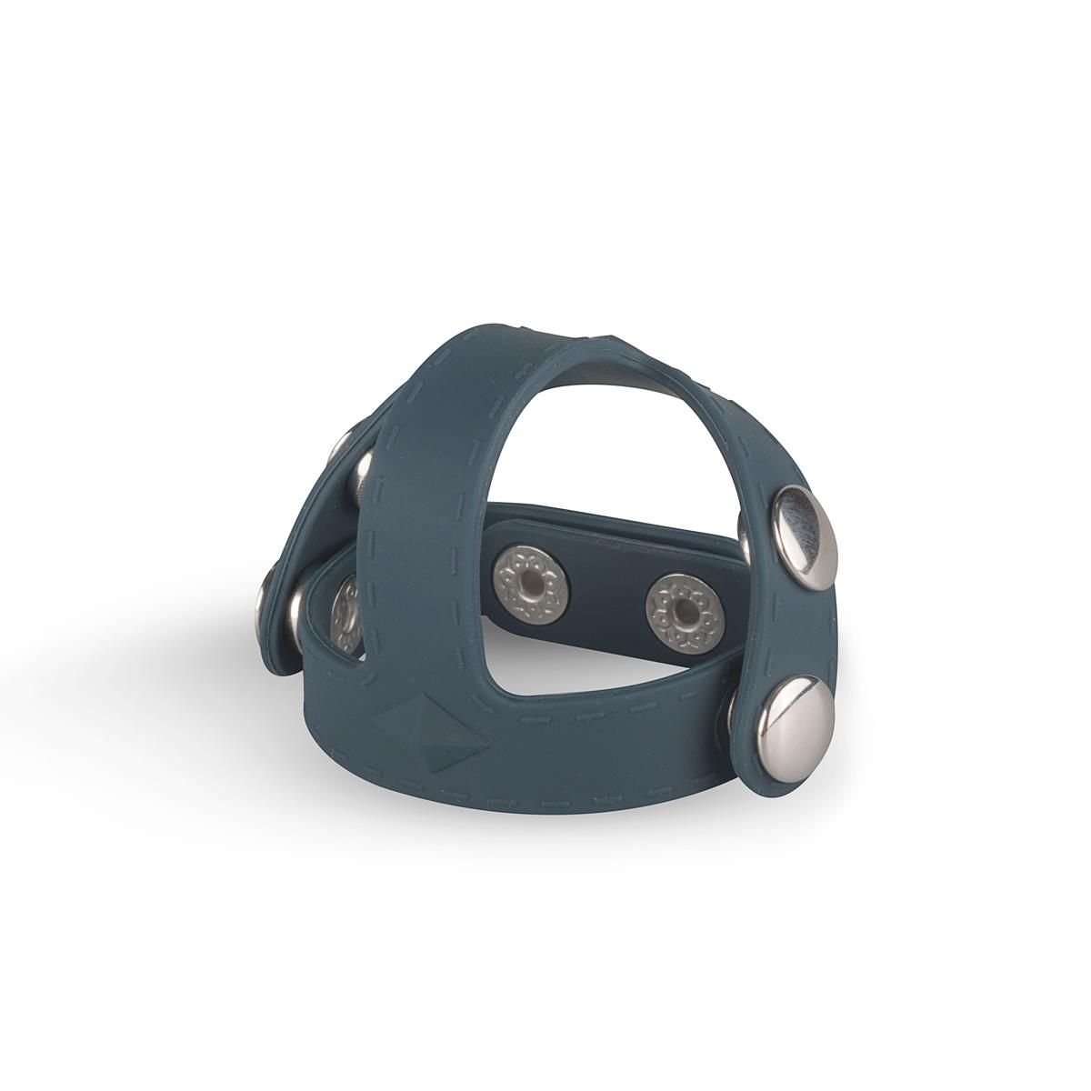 Регулируемое эрекционное кольцо Boners T-shape Ball Splitter, 21 см (серый)
