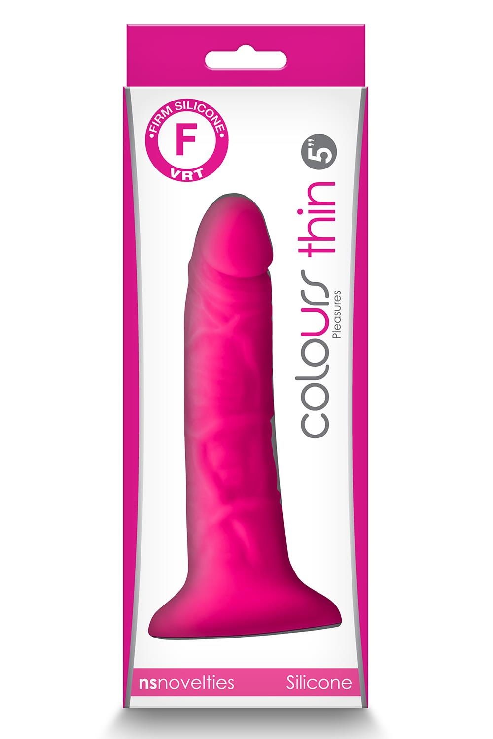 Dildo Colours Dual Density 5 Inch, 15.8 cm (różowy)