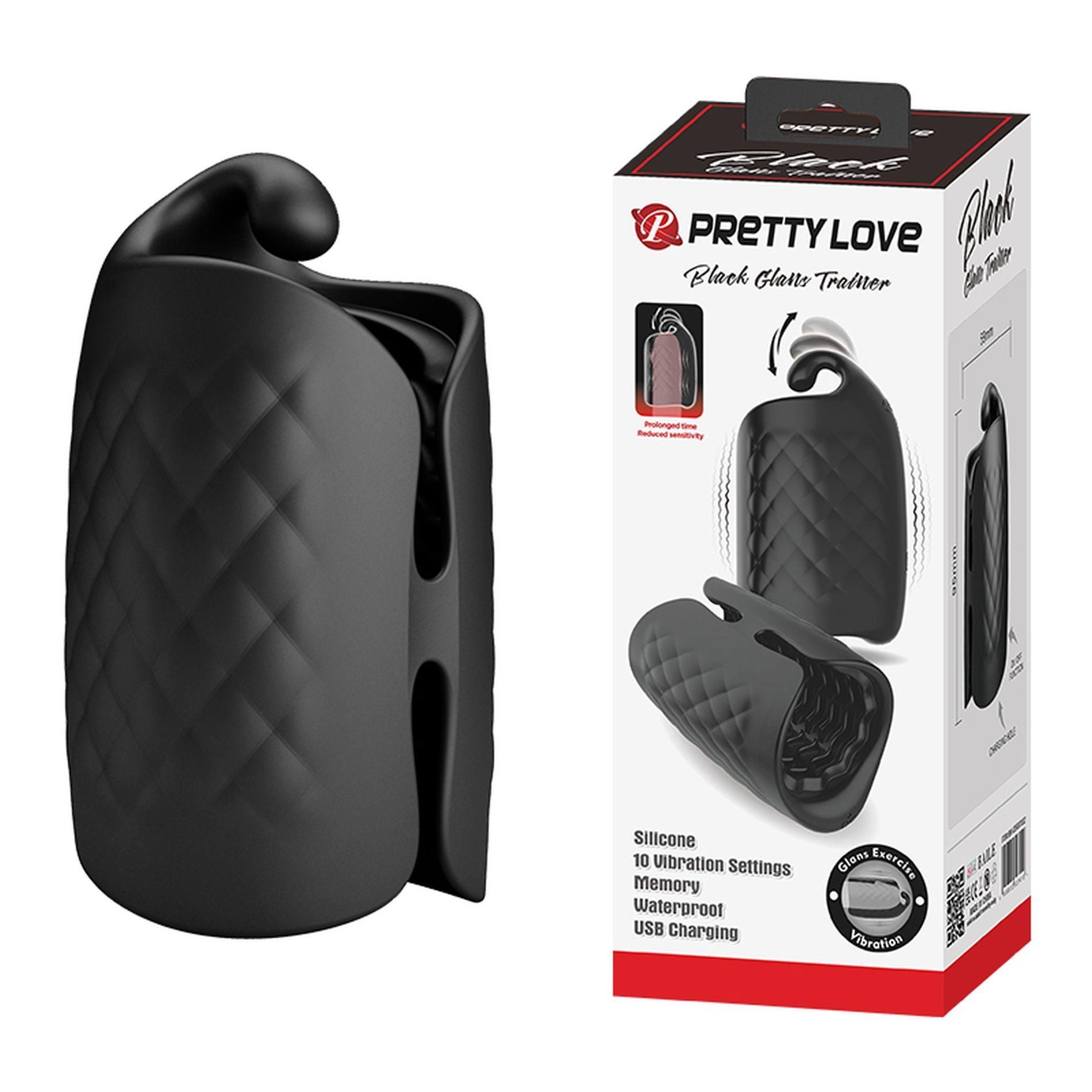 Мастурбатор Pretty Love Black Glans Trainer (чорний)